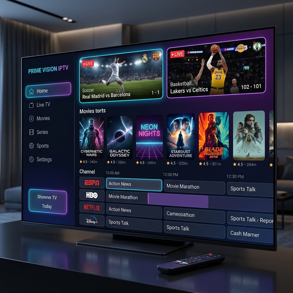 IPTV Smart TV Interface